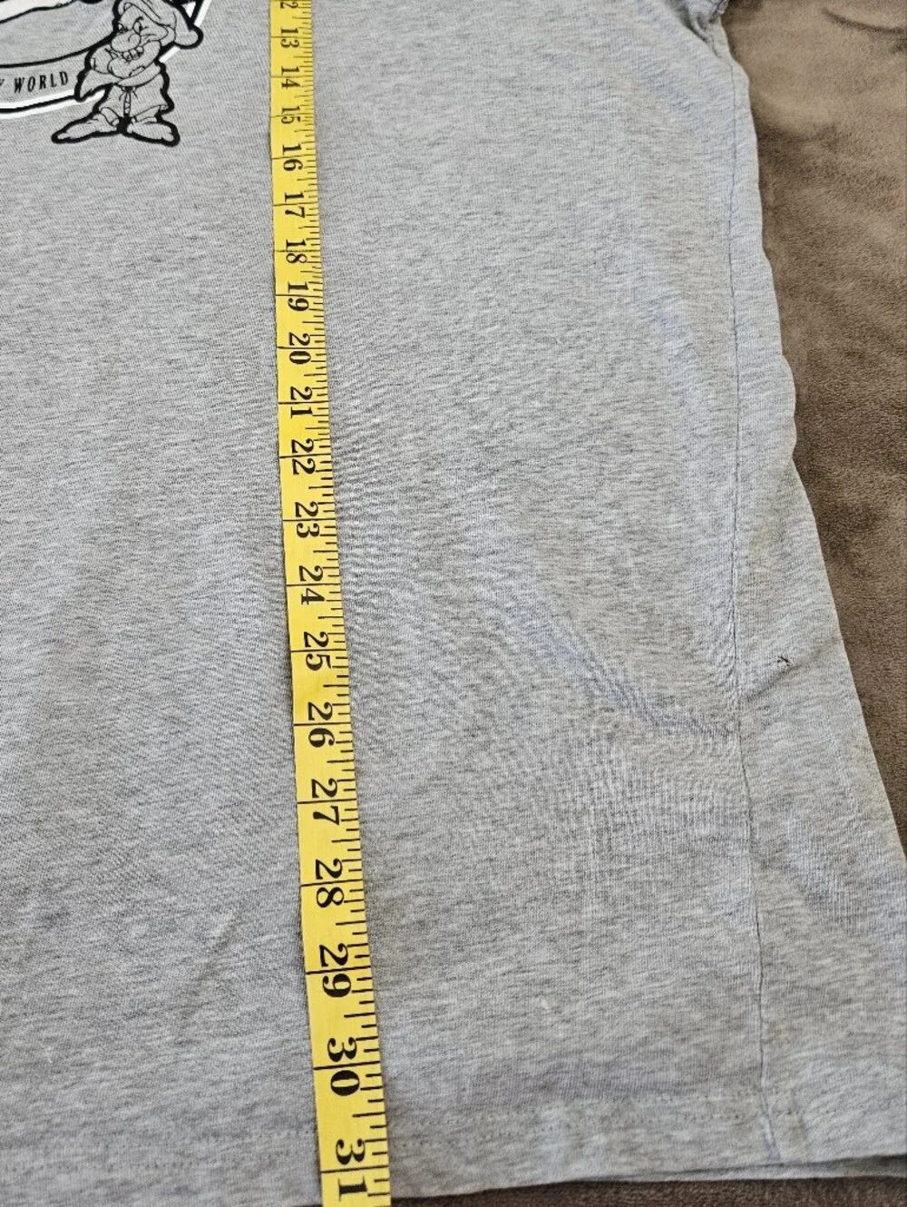 Grumpy Graphic Ringer Tee - Gray with Black Trim Size XXL